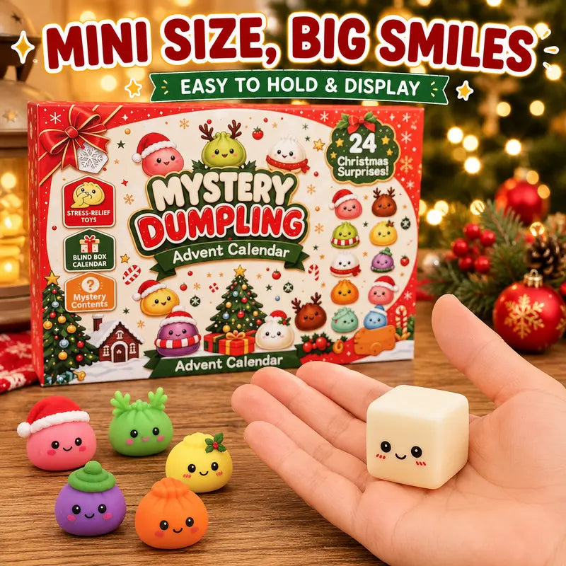 2026 Christmas Squishy Advent Calendar - 24 Days Dumpling Squishies Toys