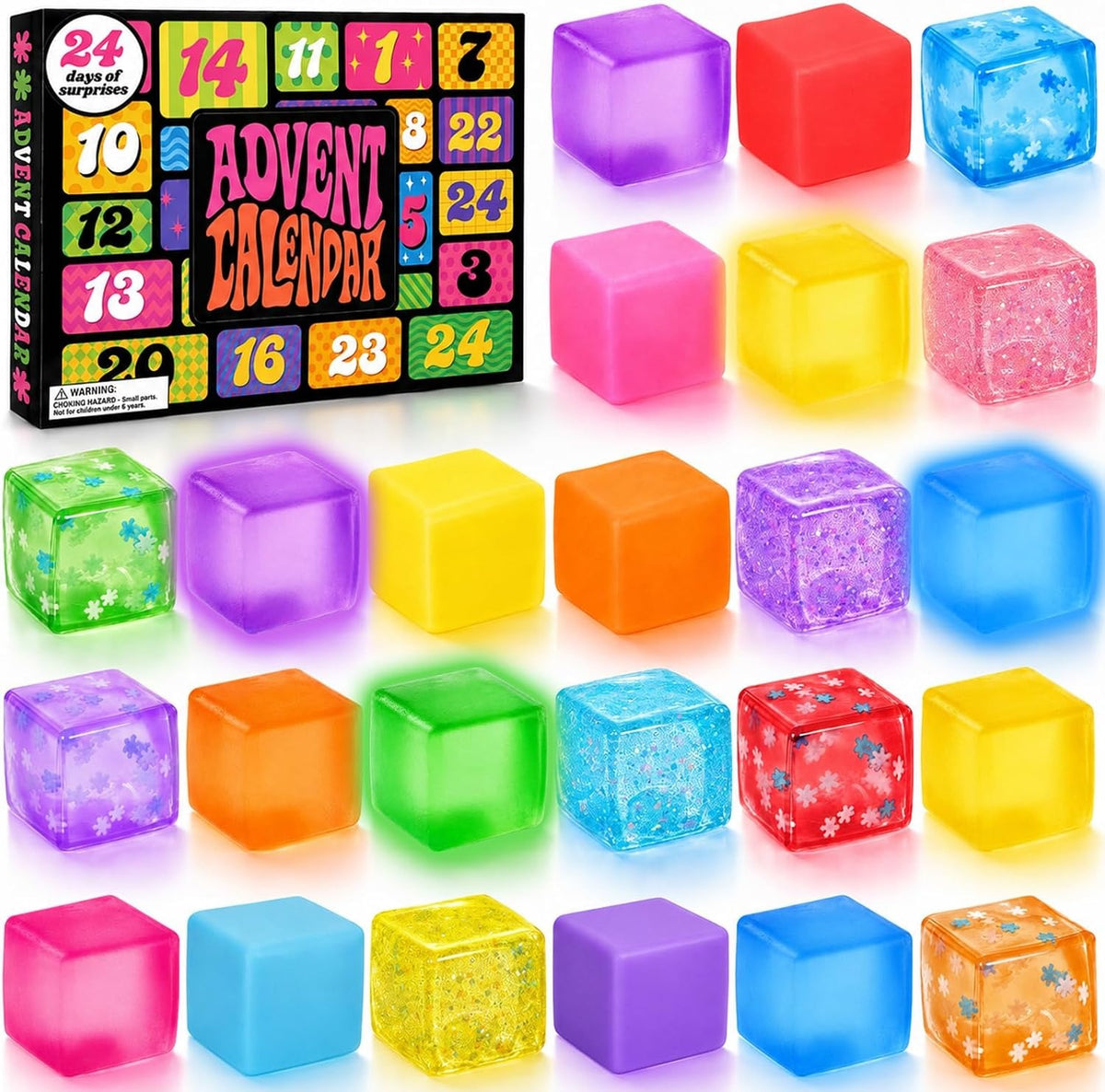 Advent Calendar 2026 Christmas 24 Days Countdown Squishy Toys