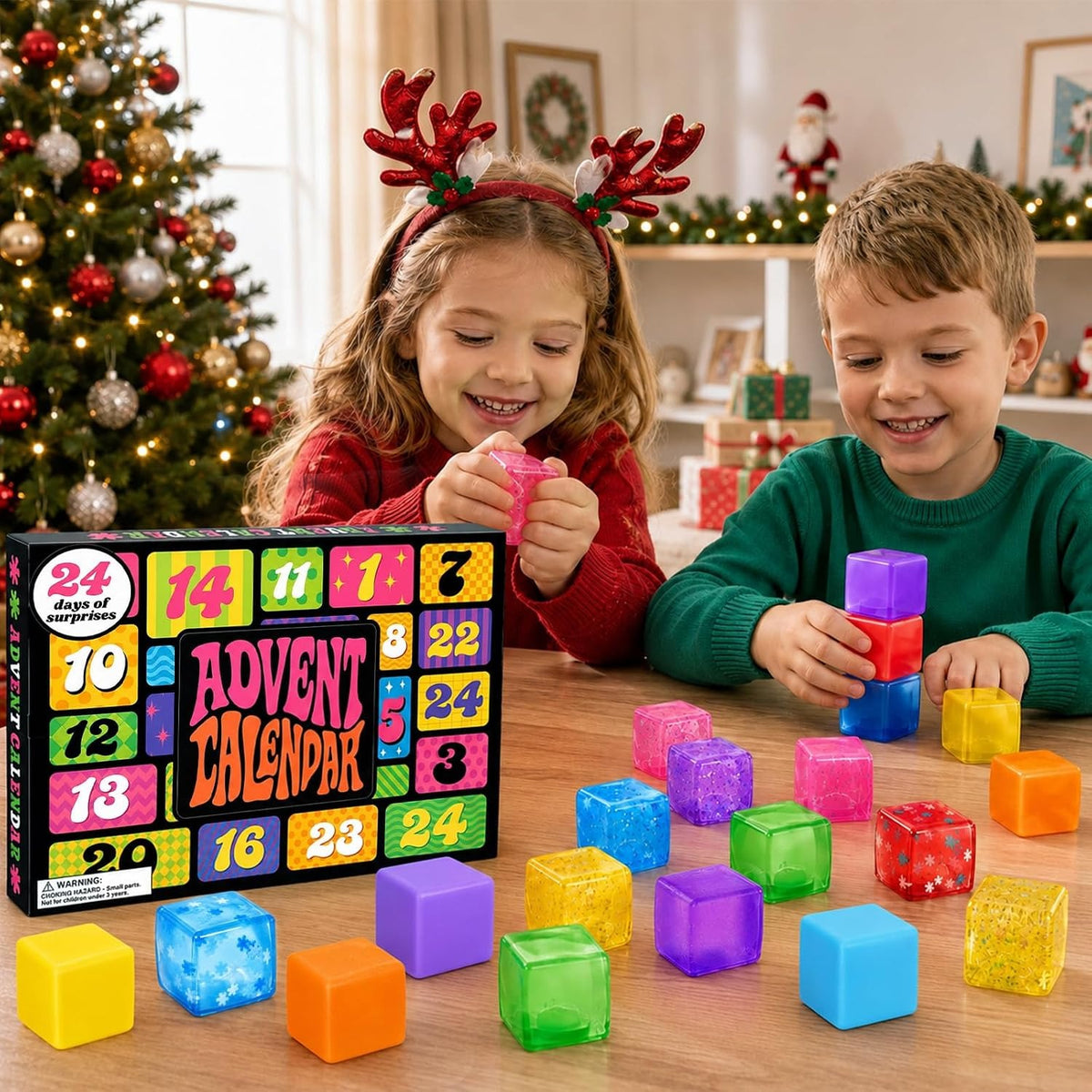 Advent Calendar 2026 Christmas 24 Days Countdown Squishy Toys