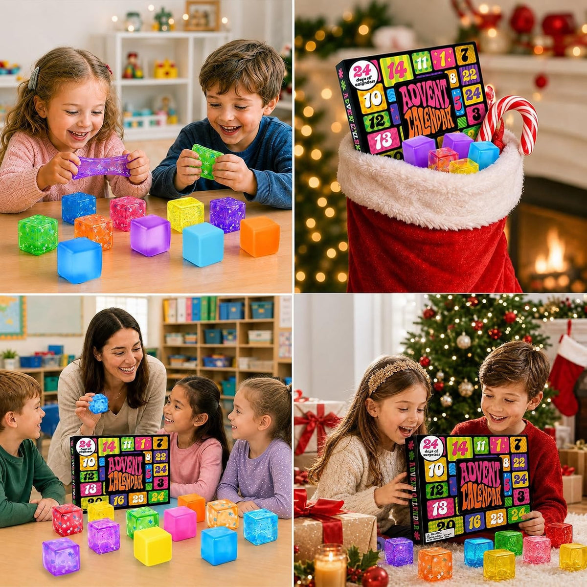 Advent Calendar 2026 Christmas 24 Days Countdown Squishy Toys