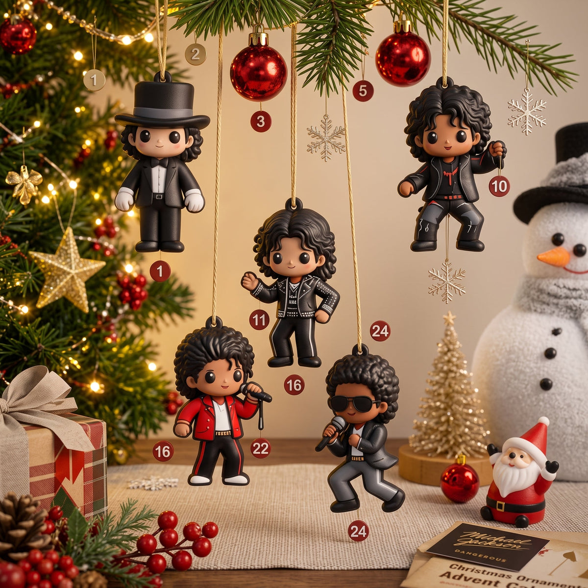 24-Day Music Dance Advent Calendar – 24 Collectible Holiday Surprises