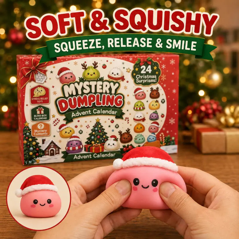 2026 Christmas Squishy Advent Calendar - 24 Days Dumpling Squishies Toys