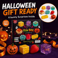 8-Piece Halloween Squishy Surprise Box, Sensory Fidget Squeeze Toy Set, Soft Stretchy Stress Relief Toys, Indoor Leisure Activity, Halloween Gifts & Party Favors